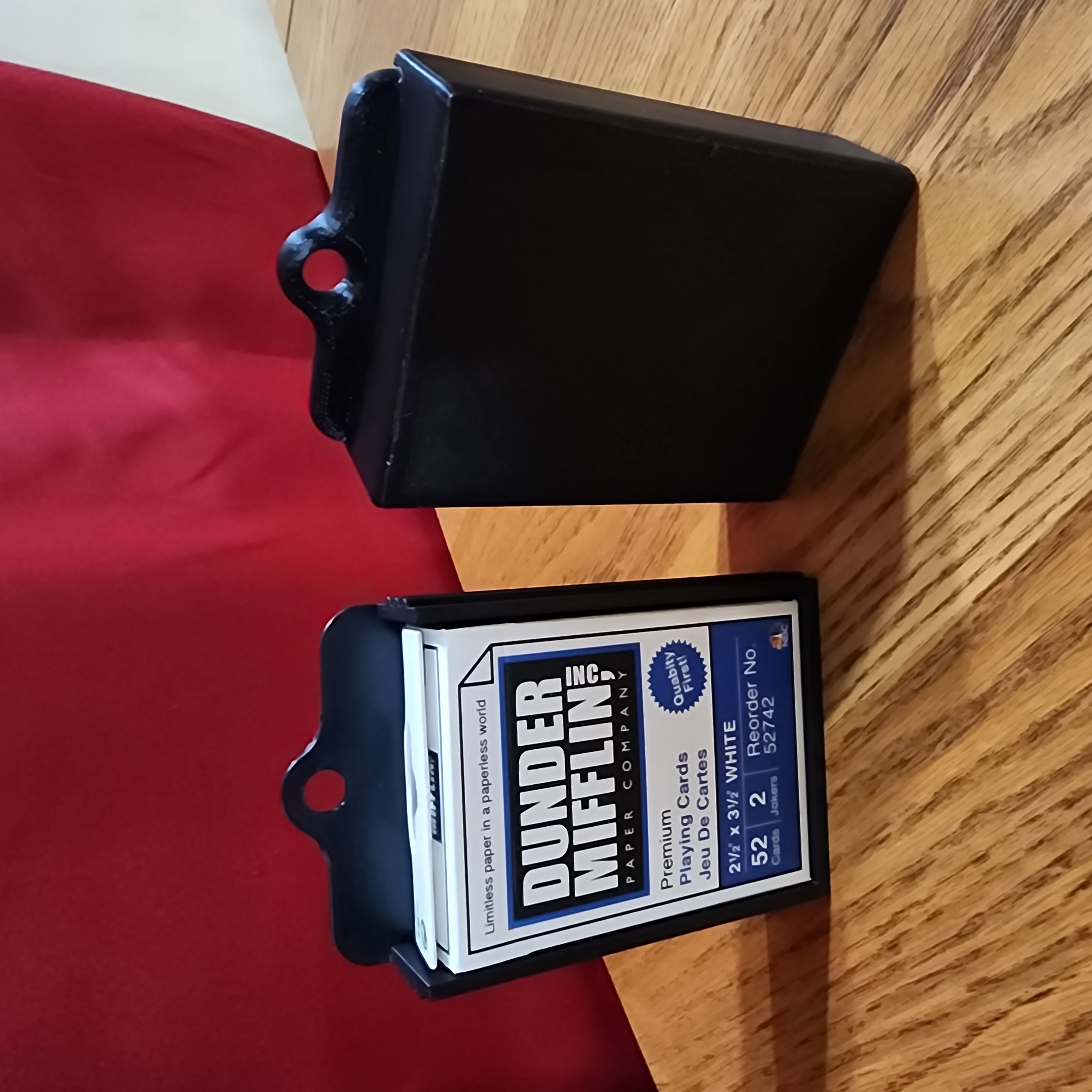 Deck Case V2: Slimmer Friction-Fit & Carabiner Lock for Playing Cards