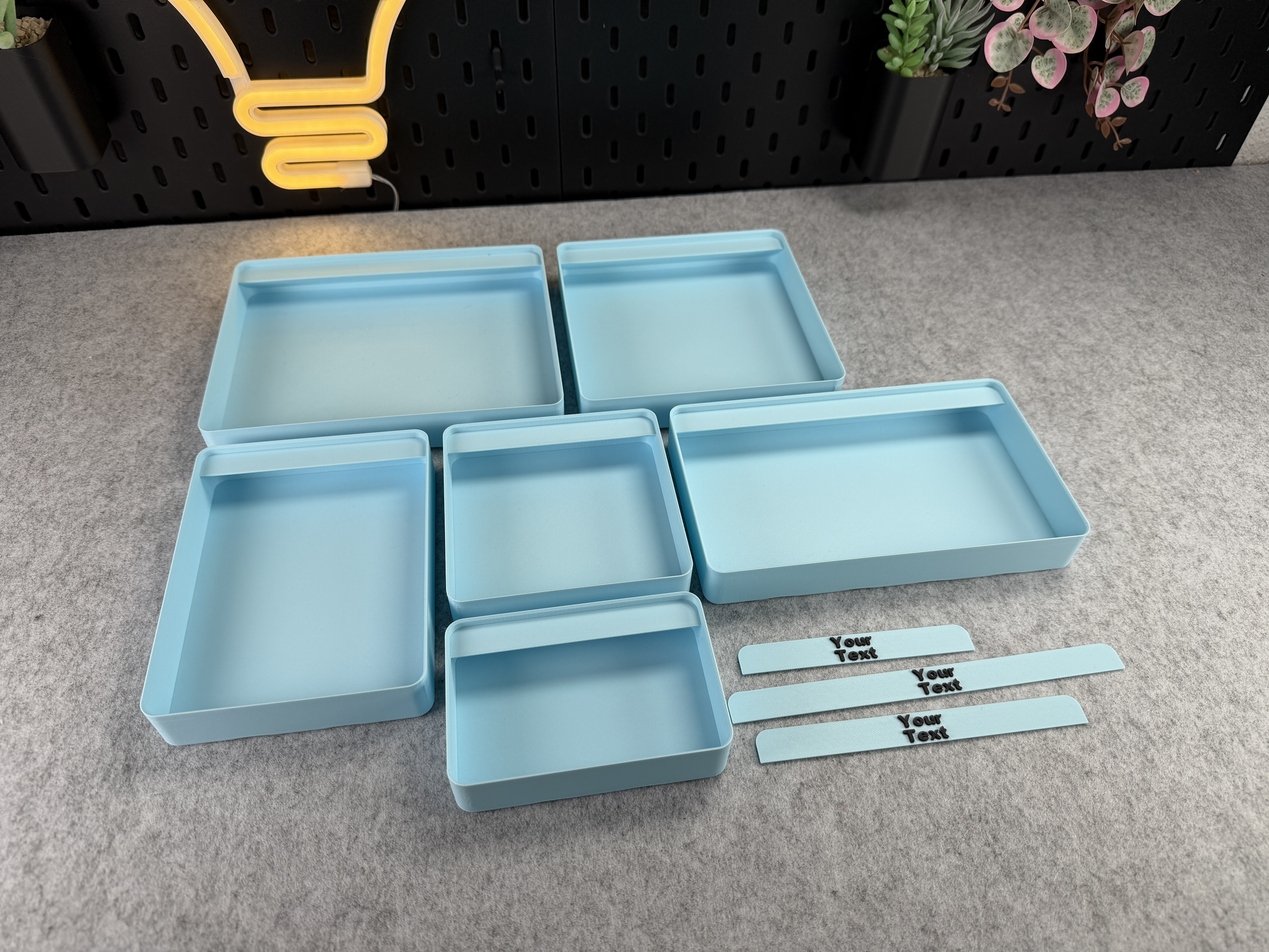 Miniatura 8 do modelo 3D Insert with Label for Organizer Box