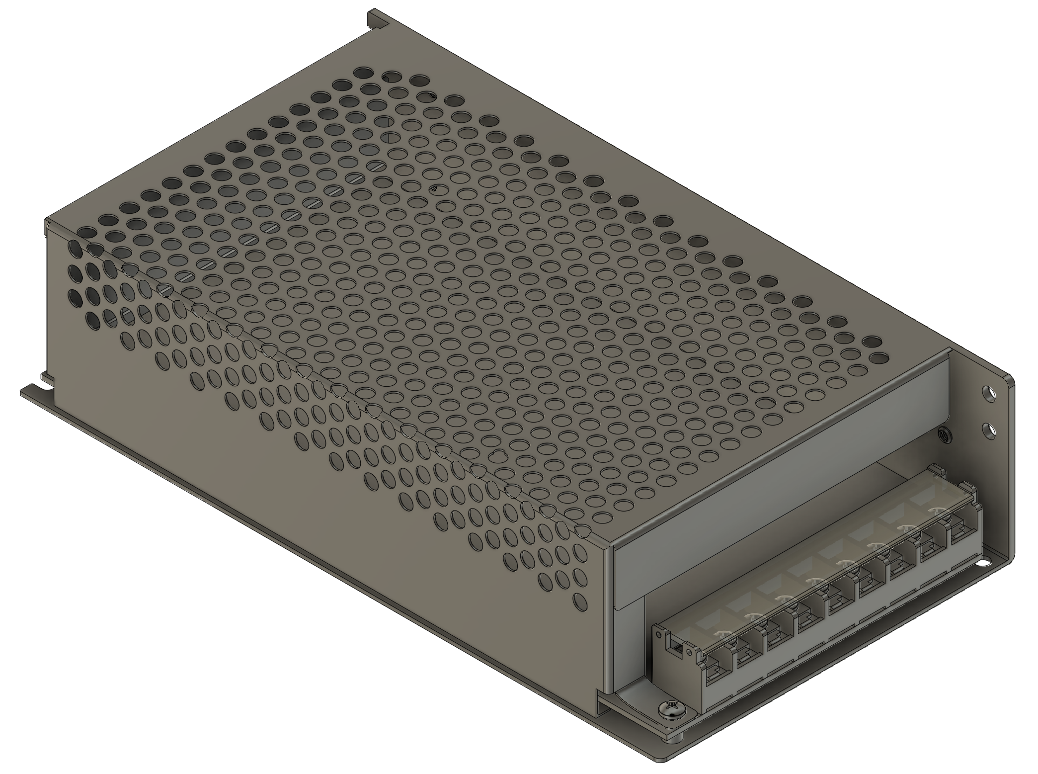 ALITOVE DC 12V 20A 240W Power Supply (STEP file) 3D model