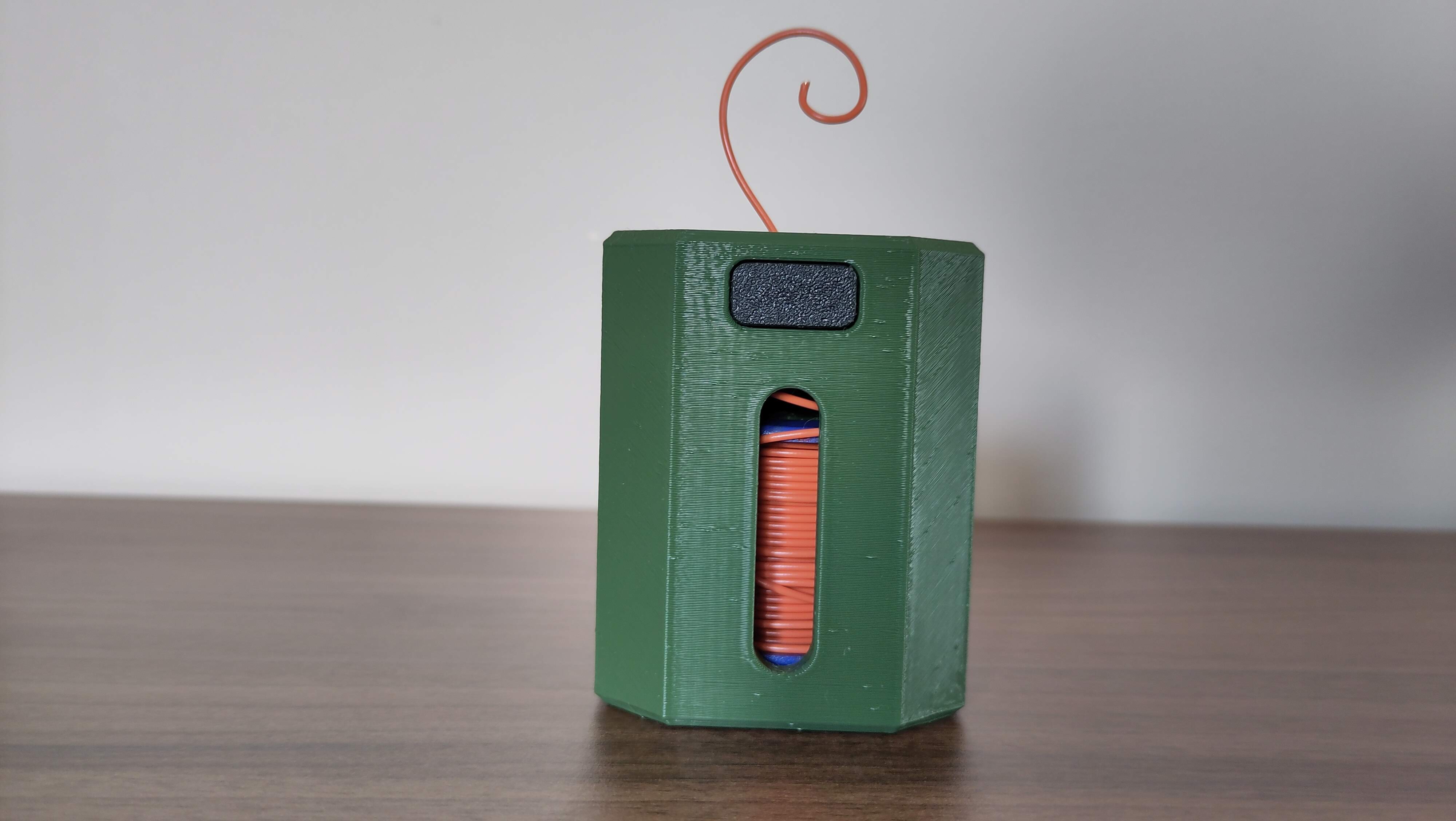 Miniatura 2 do modelo 3D Parametric spool wire or cable dispenser