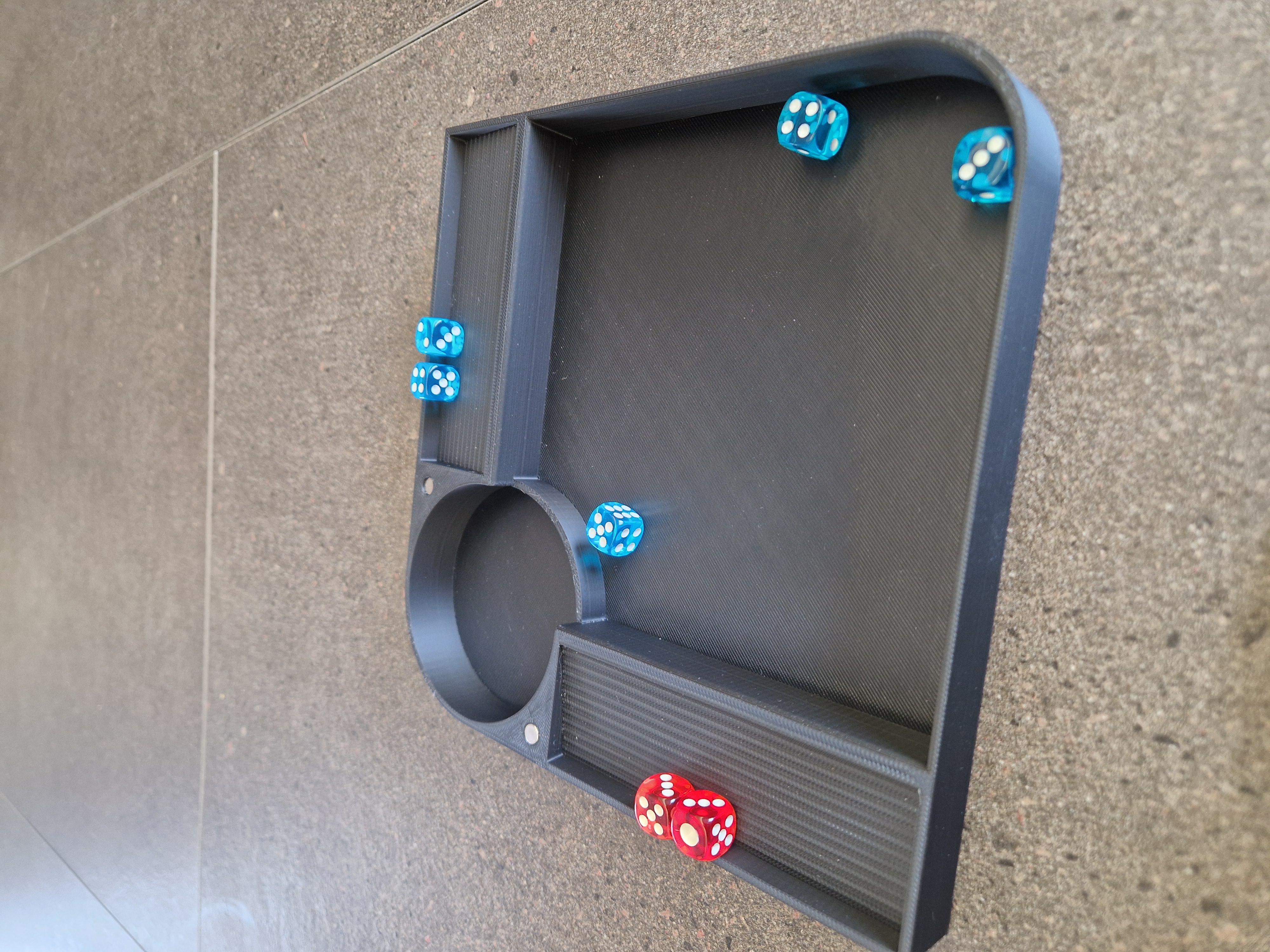 Miniatura 4 do modelo 3D Kill Team Box - Token + Dice Tray