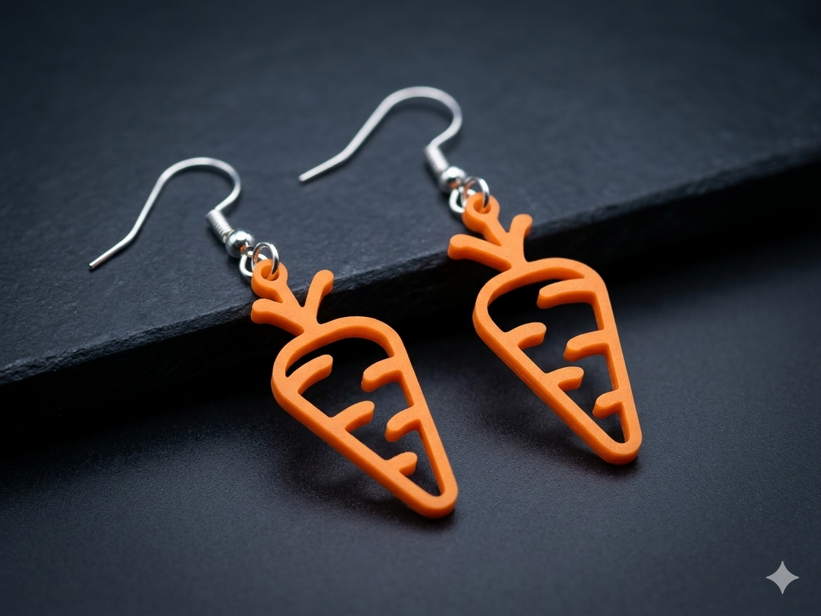 Earrings - 076 - Easy Print - Free