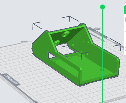 Pi 3 B+ screen holder mount for Ender 3 V3 SE (maybe KE too?) 3D model