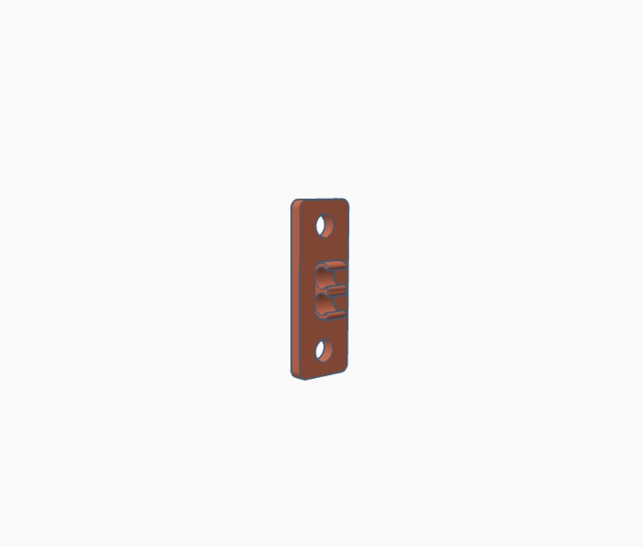 ETHERNET CLIP-1x3-gusset