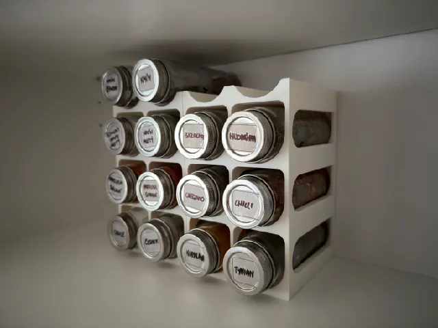 IKEA CITRONHAJ Spice Jar Holder (2×4) - Drawer / Shelf Organizer