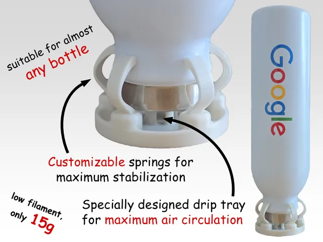 Customizable low filament bottle dryer