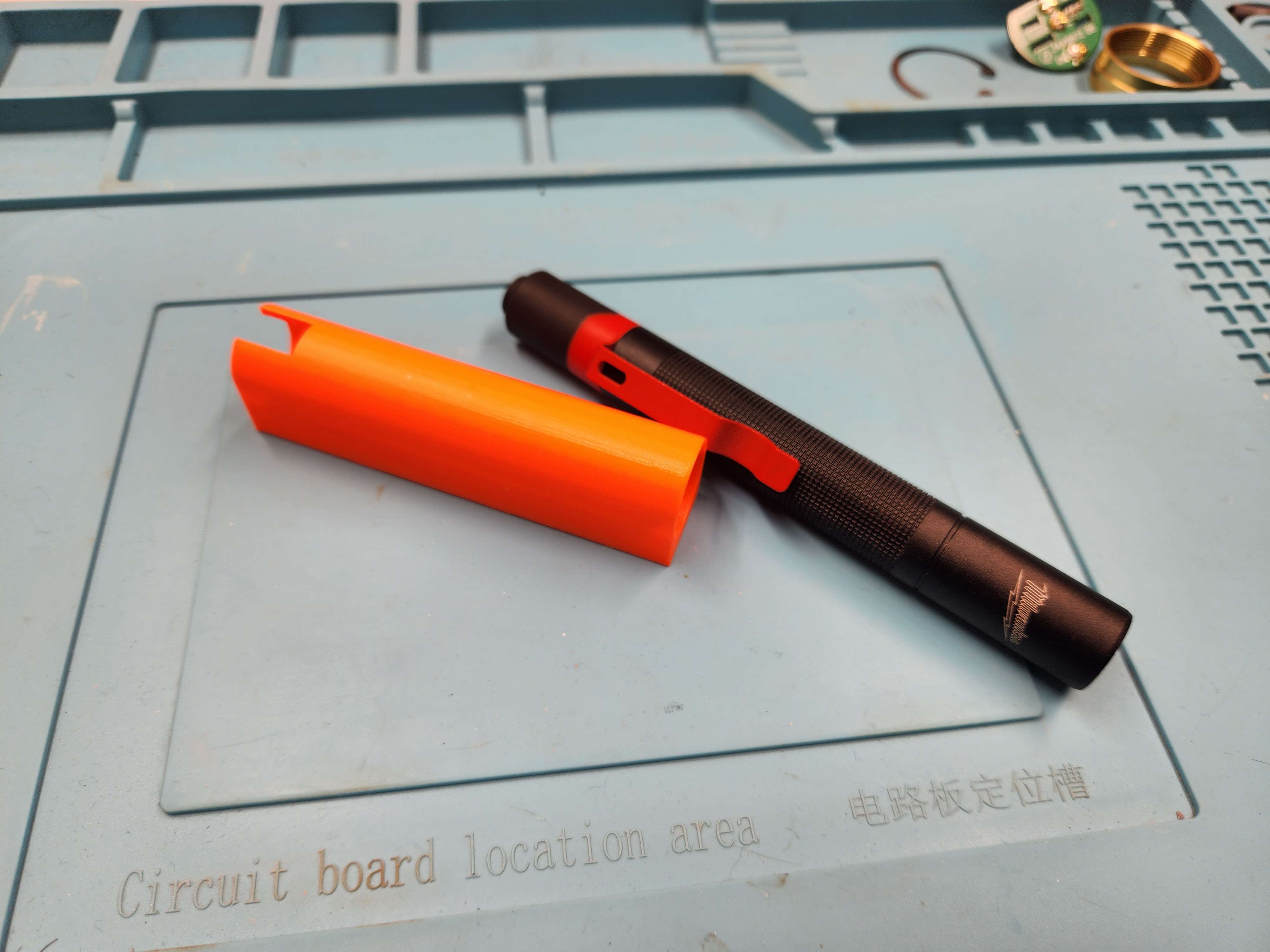 Milwaukee Magnetic Pen Light Holder (No glue required)