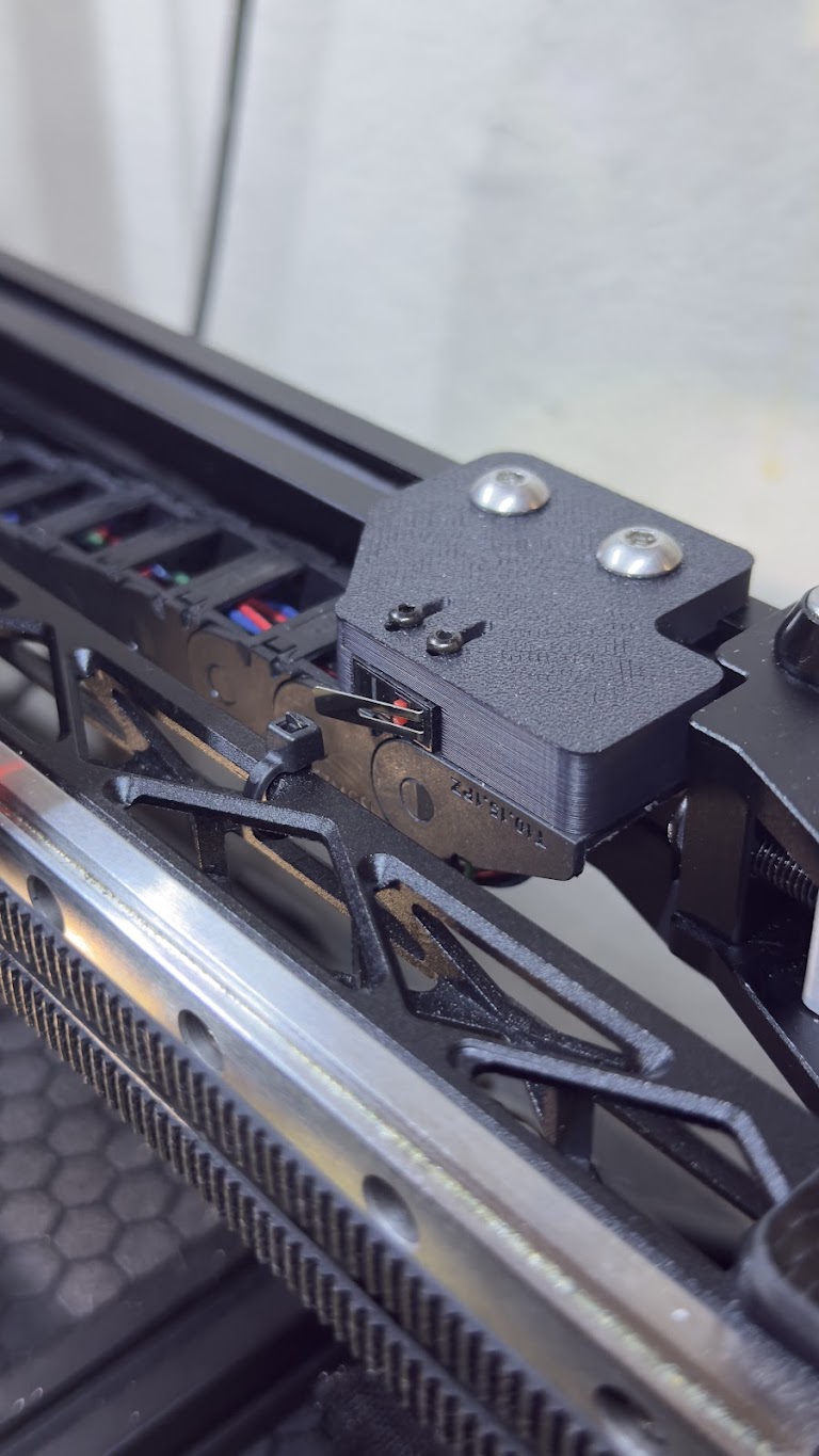 Horizontal Z Chain Y Endstop mount