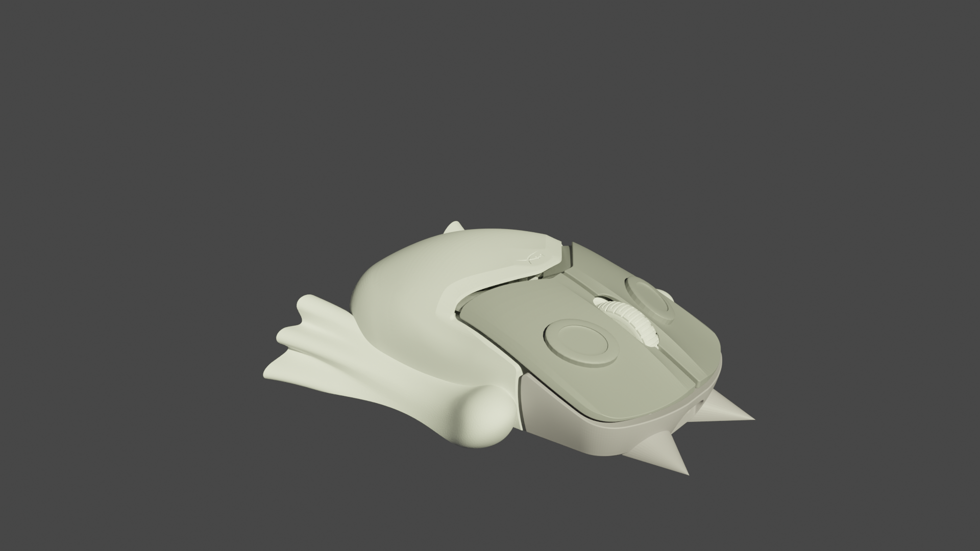 Miniatura 6 do modelo 3D HyperX Pulsefire Saga - Shells GHOST Mask
