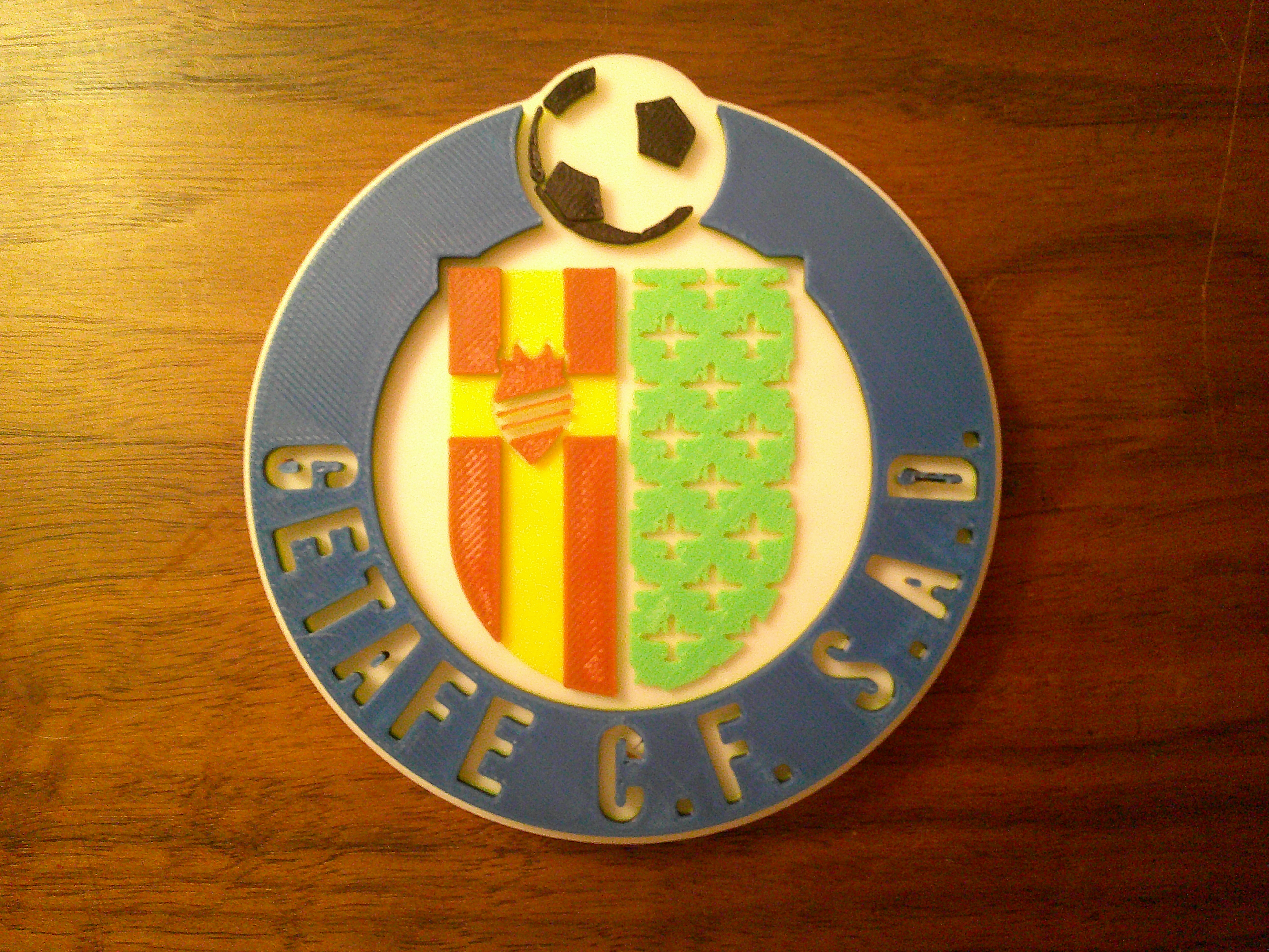 Getafe C.F S.A.D. Logo Coaster or Plaque