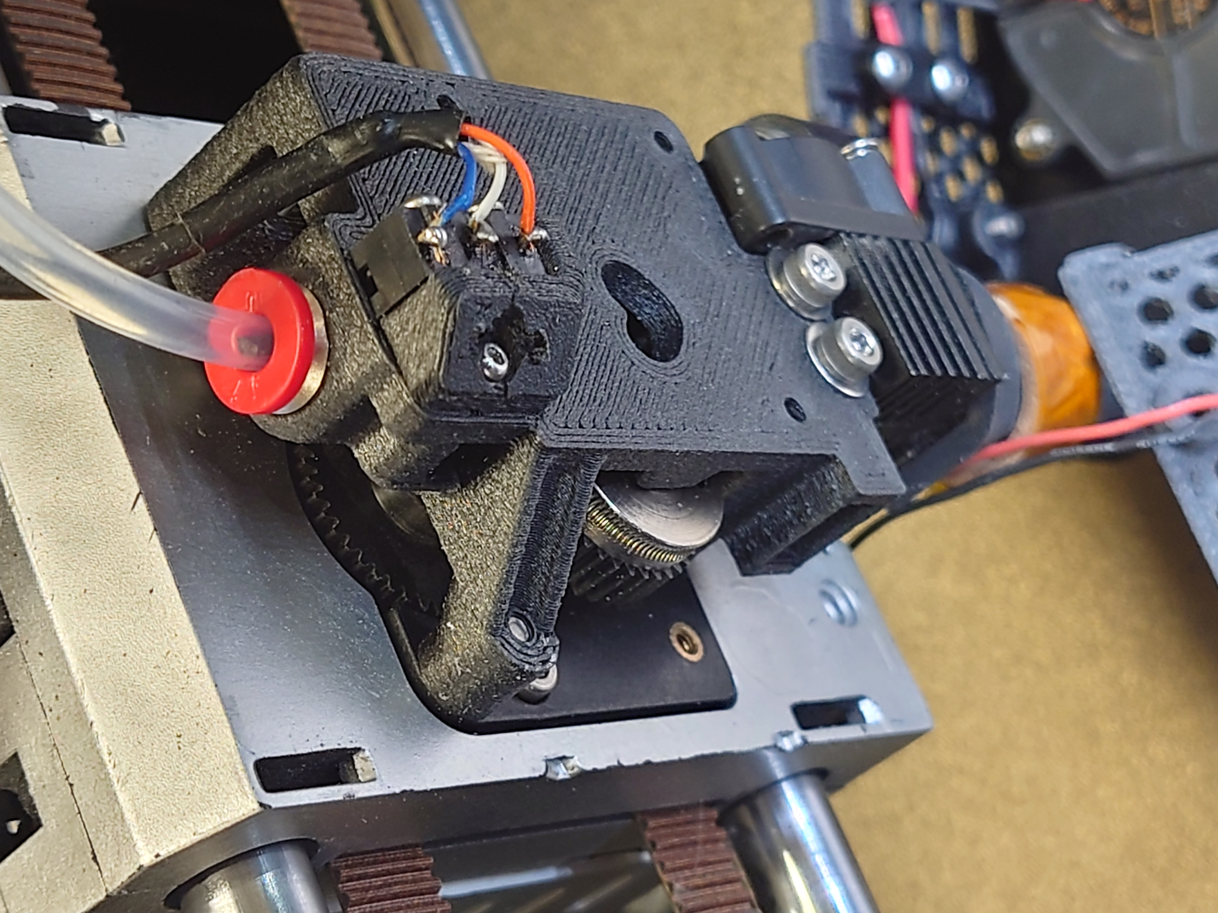 Qidi X-MAX3 extruder run out sensor OMRON D2F-L2-D 3D model