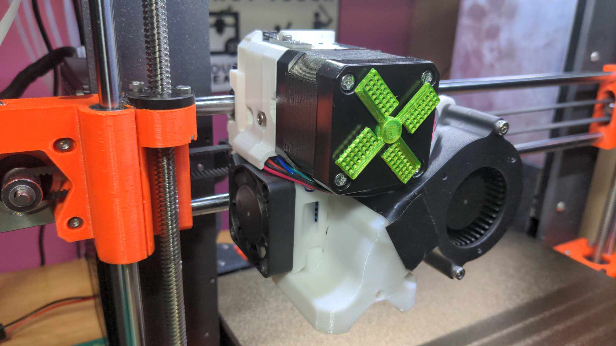 TZ 2.0 + 6028 fan for Delta-P adapter for MK3s+ (Klipper) 3D model