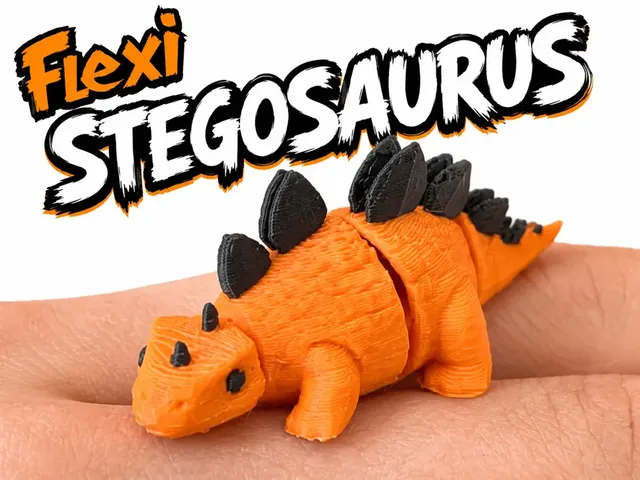 Flexi Stegosaurus, Cute Articulated Dinosaur