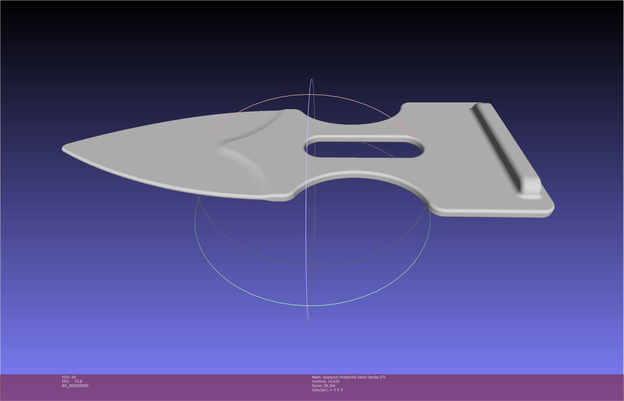 Deadpool Chest Knife Pocket And Blade