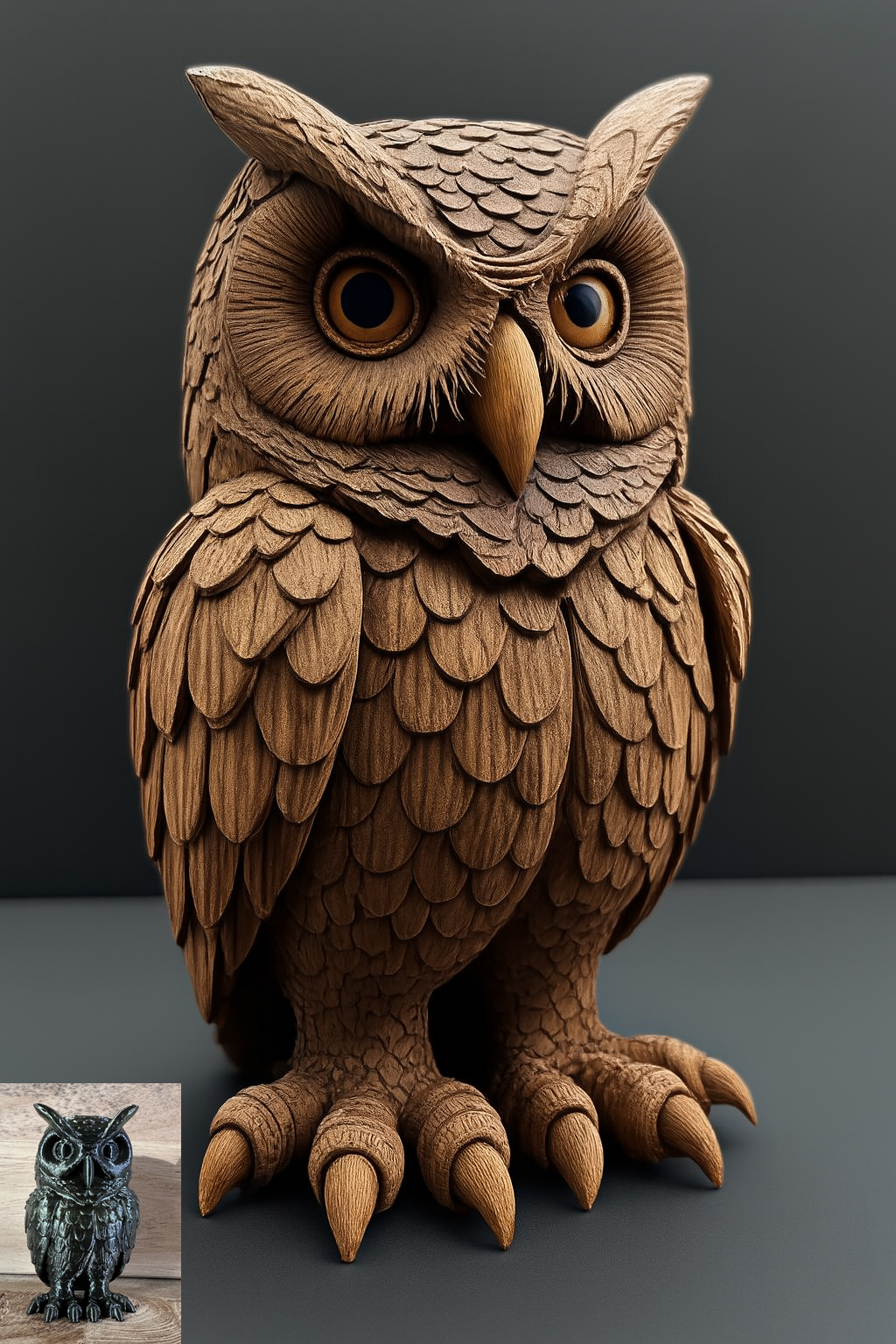 Owl Sculpture