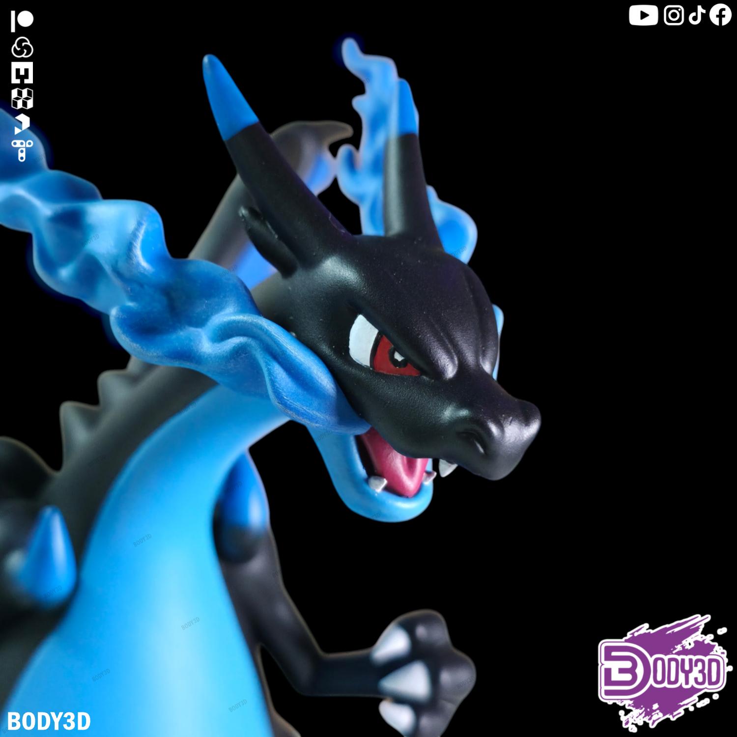 Miniatura 5 do modelo 3D Mega Charizard X