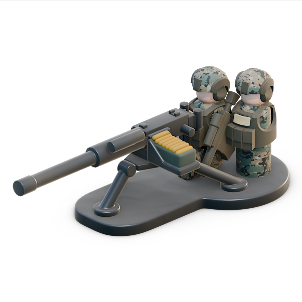 Down Range - USMC M2 Gun Team