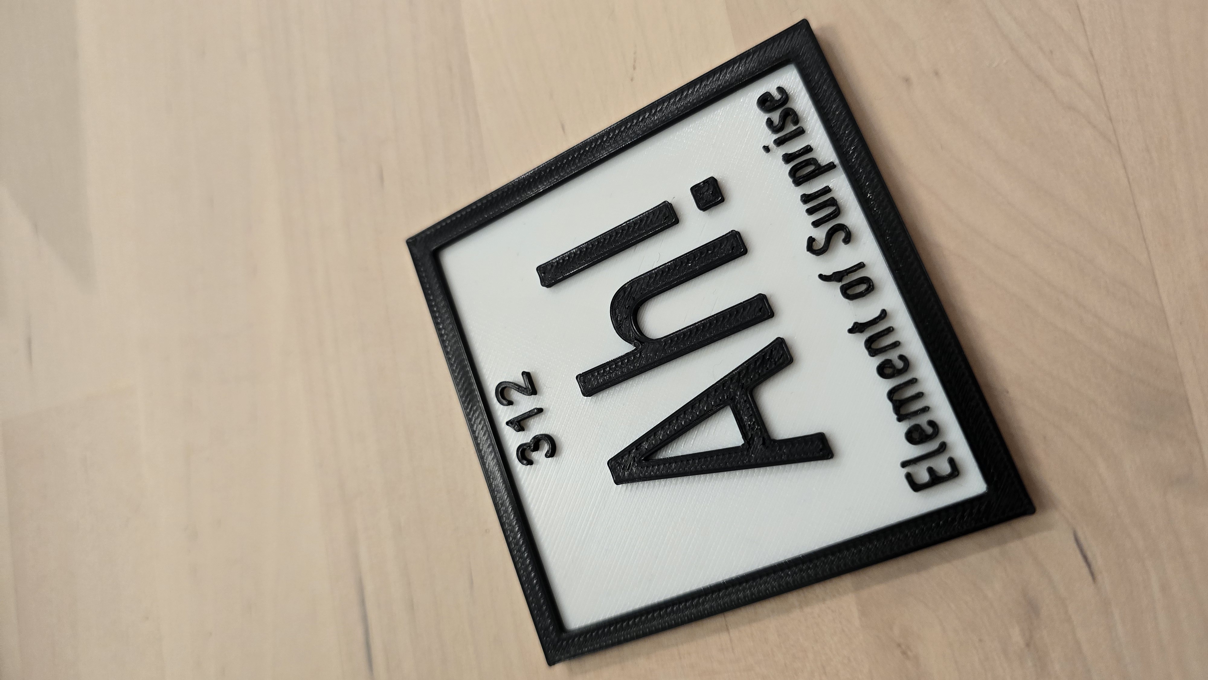 "Ah! Element of Surprise" Periodic Table Entry