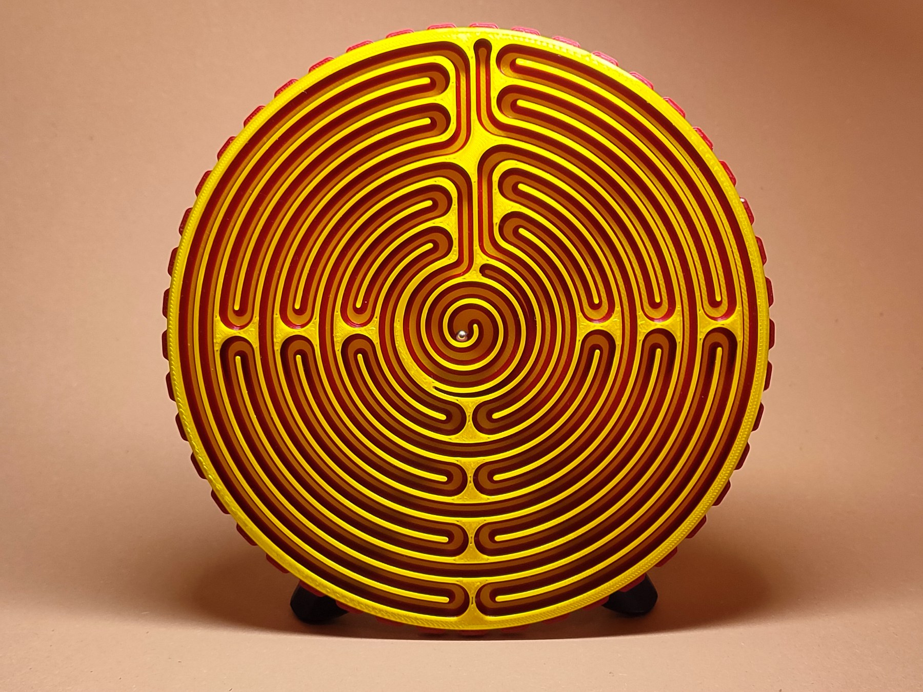 Maze with marbles