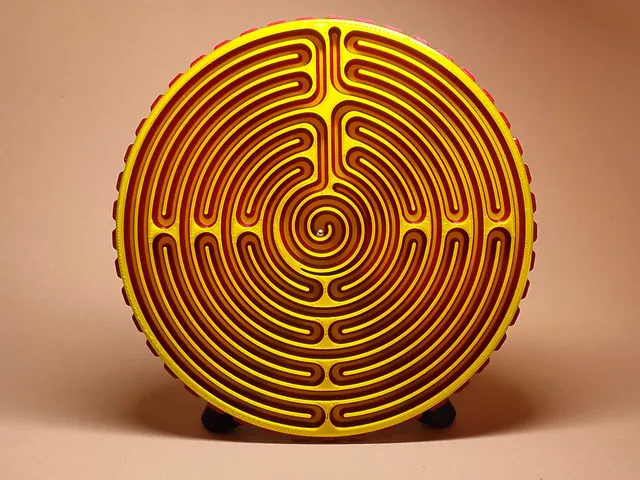 Maze with marbles