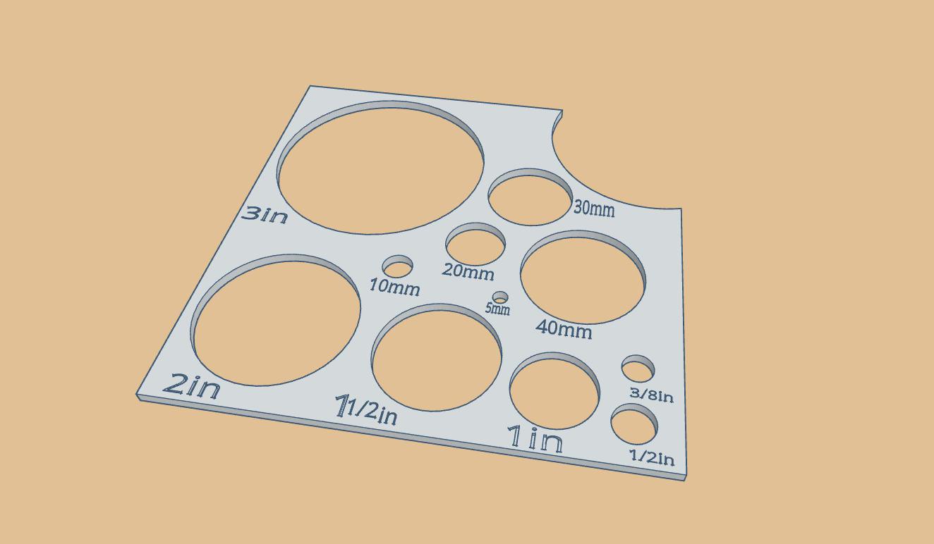 Miniatura 3 do modelo 3D Circle and Simple stencil