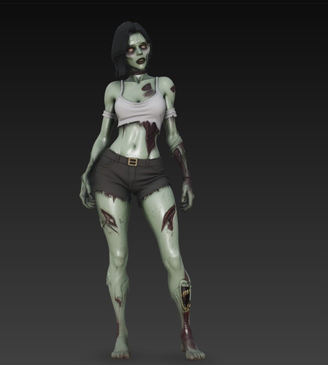 sexy zombie woman — miniatura 4