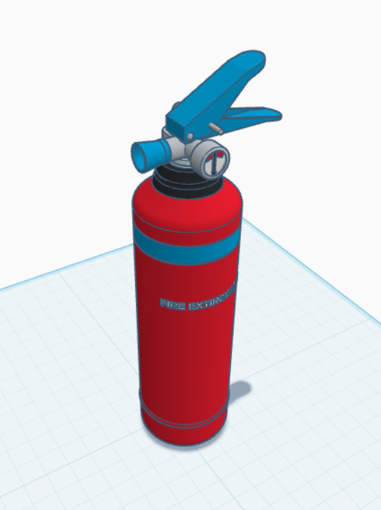 estintore decorativo 3D model