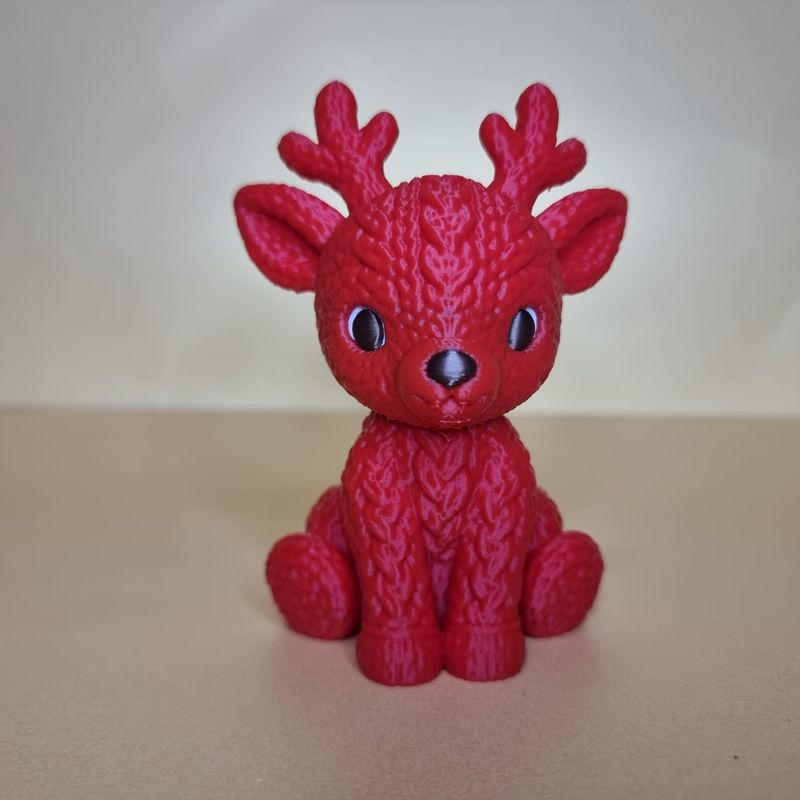 Knitted Christmas Reindeer by 3D MAGIC | Download free STL model ...