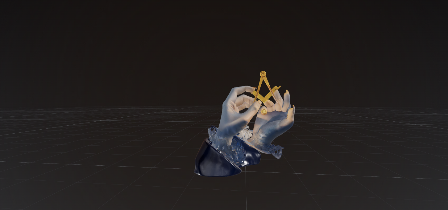 Mason 3D manos
