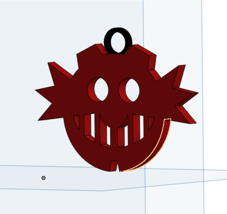 Miniatura 2 do modelo 3D eggman keychain
