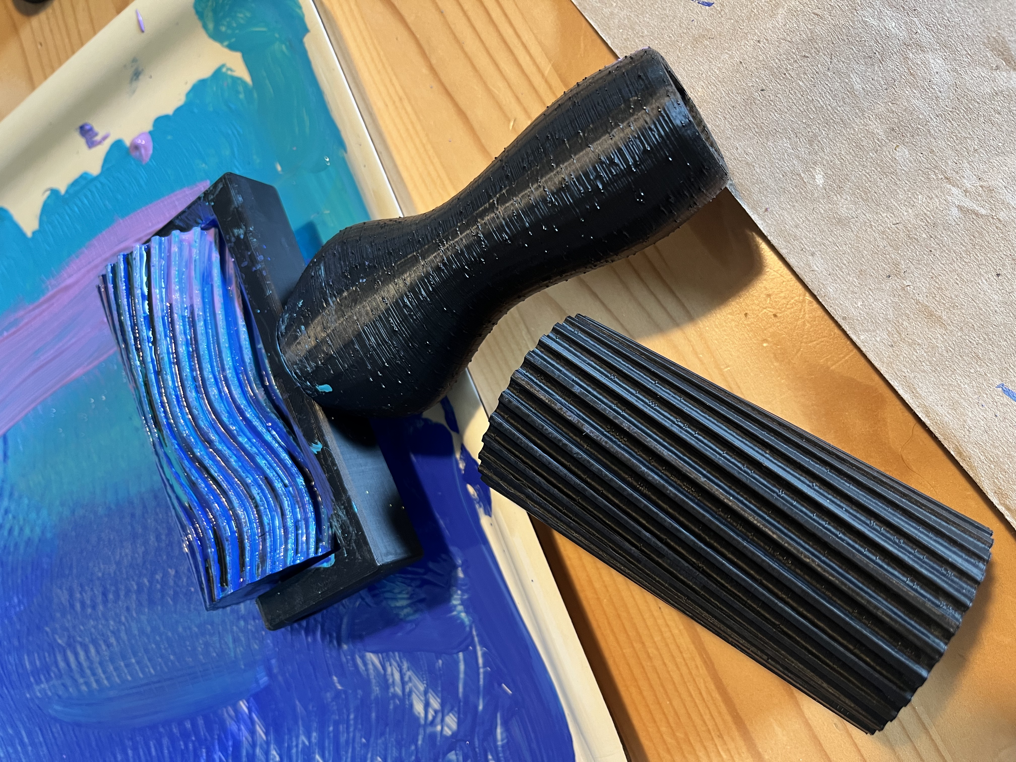 Moire - Stamp roller
