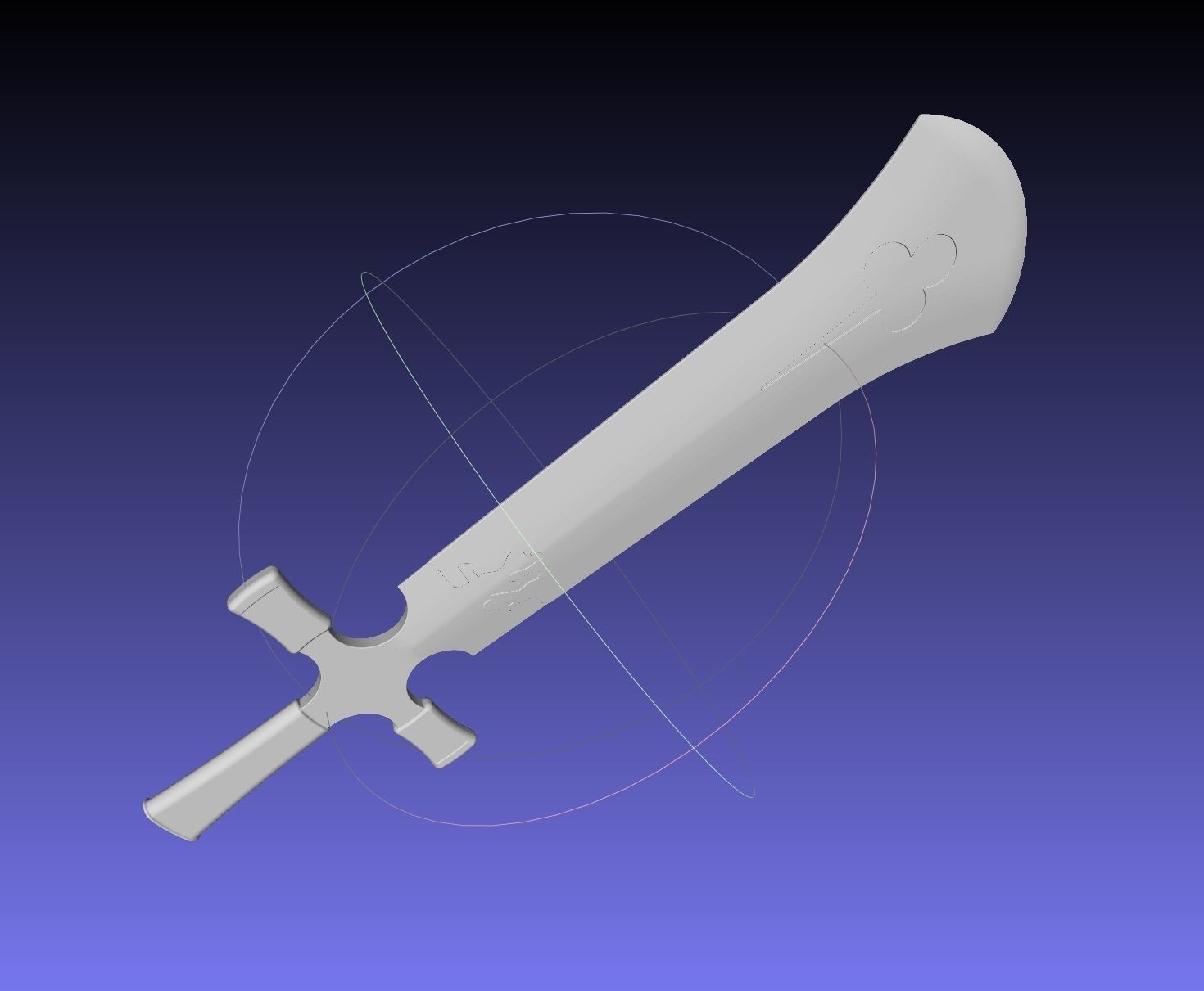 Black Clover Demon Destroyer Sword Printable Assembly