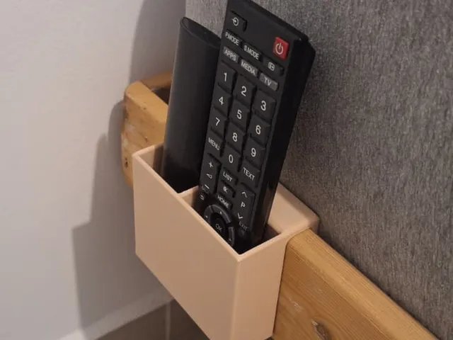 Bed side remotes organizer