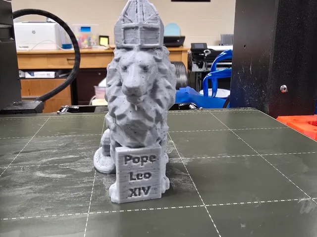 Lion Pope Leo XIV