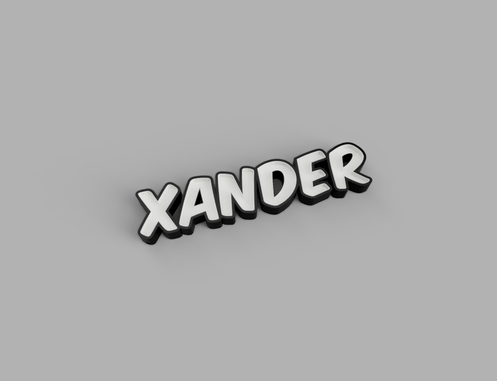 Namenslampe LED Xander