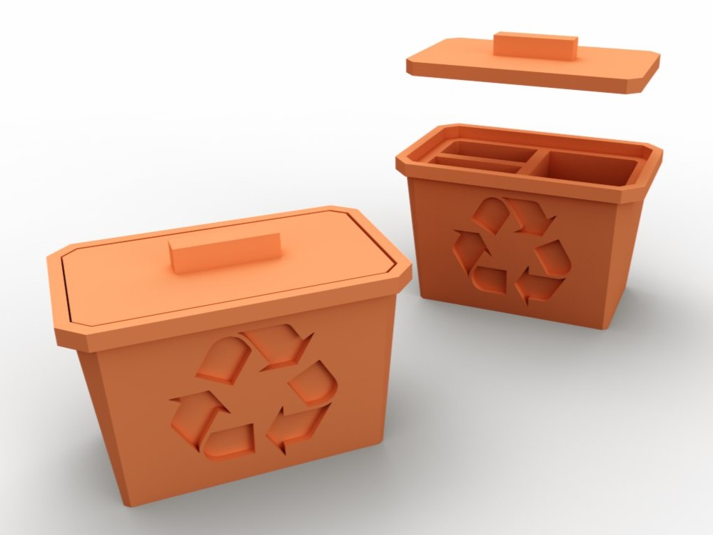 Cajita Reciclado