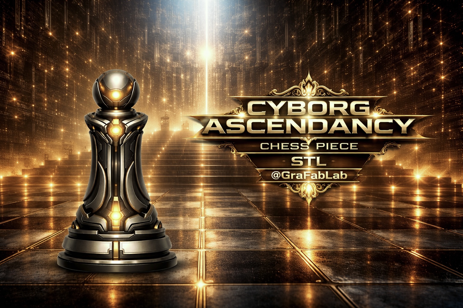 Cyborg Ascendancy "Pawn" - chess piece