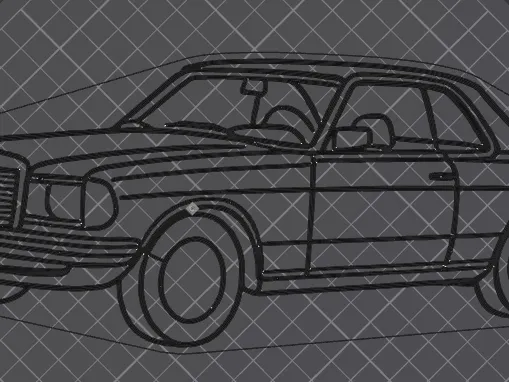 Mercedes C123 Coupé Wall Art