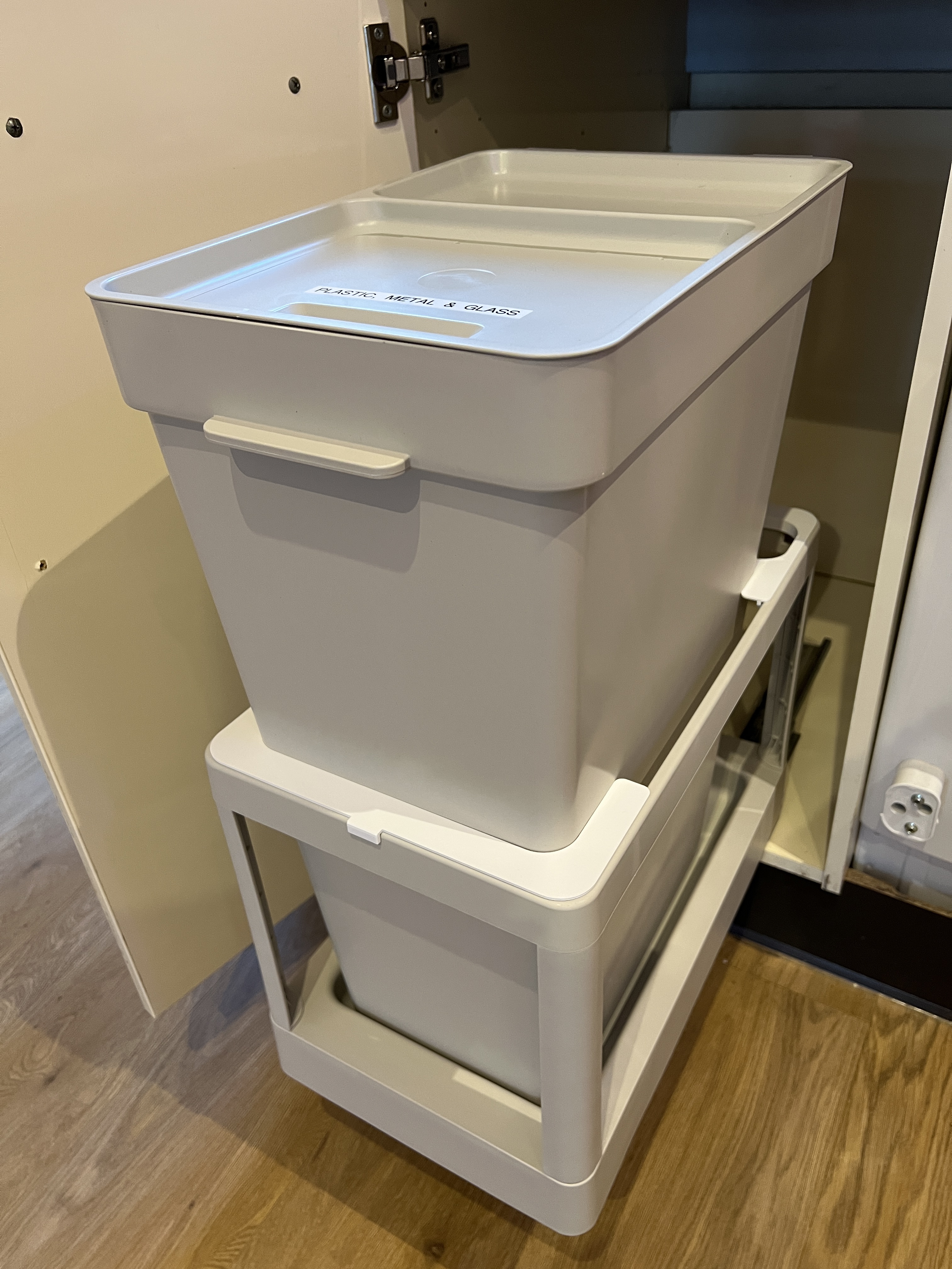 IKEA HÅLLBAR Pull-out Frame Adapter Inserts to fit 35L Bin