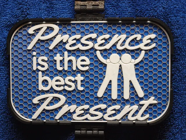 Presence is the best Present sign