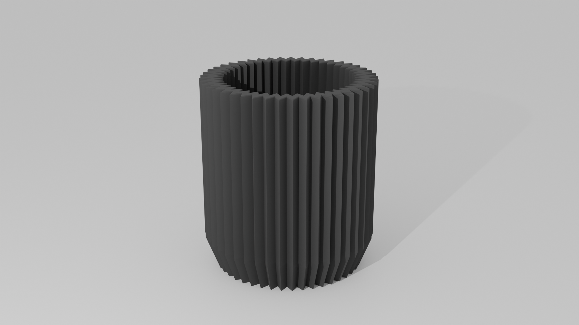 Ribbed Pen & Pencil Holder