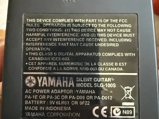Yamaha SLG-100S lock