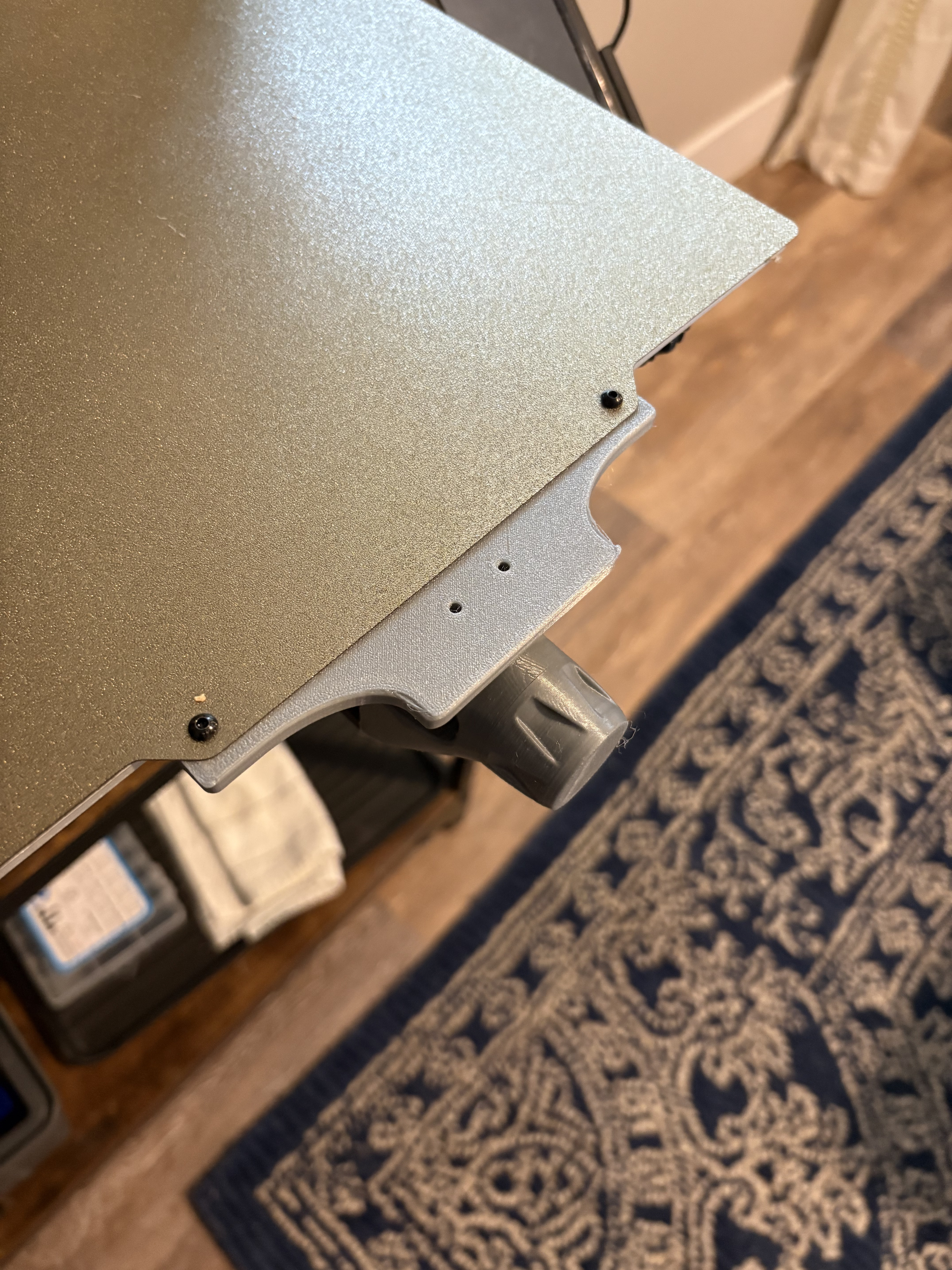 Ender 3 Max Neo input shaper bed mount