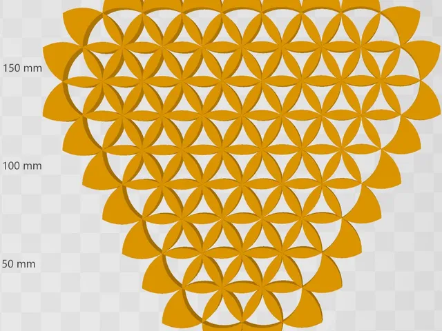 Flowers of life pattern