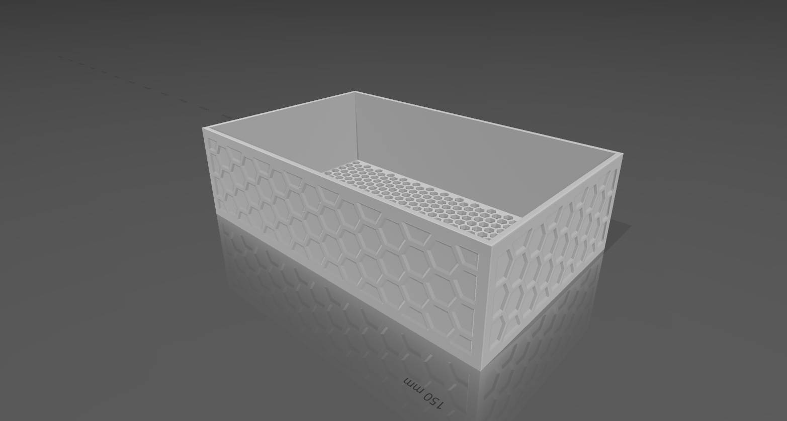 Honeycomb storage container