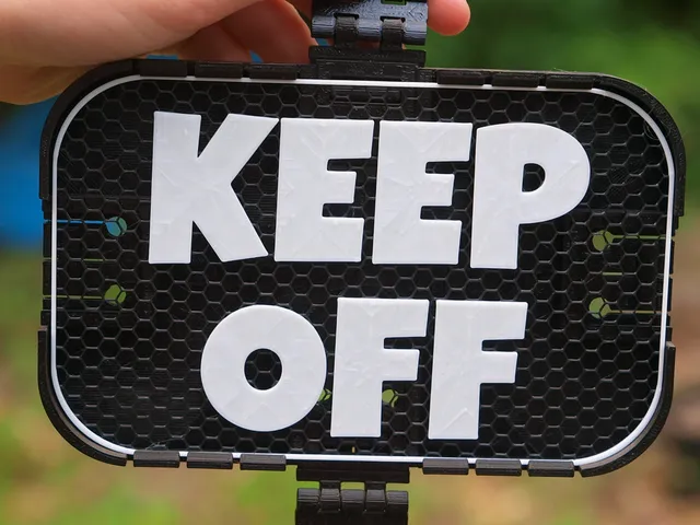 Keep Off sign