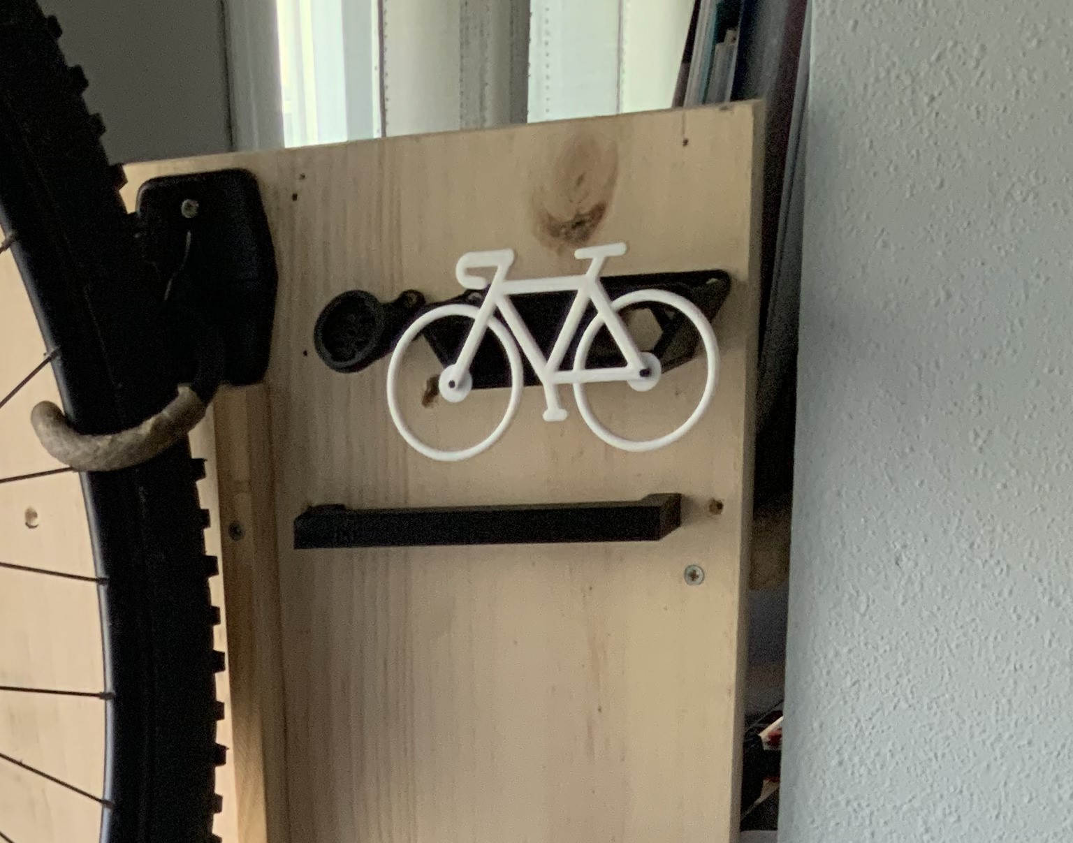 Silueta decorativa bicicleta