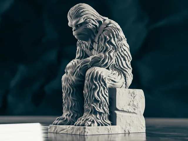 Chewbacca (Chewie) - Contemplation Statue