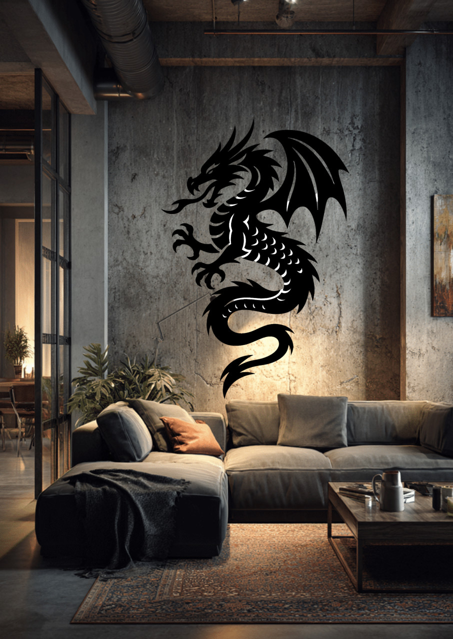 WallArt - Dragon 0012
