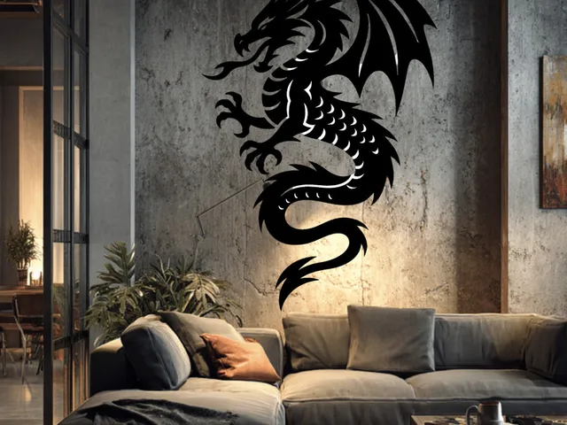 WallArt - Dragon 0012